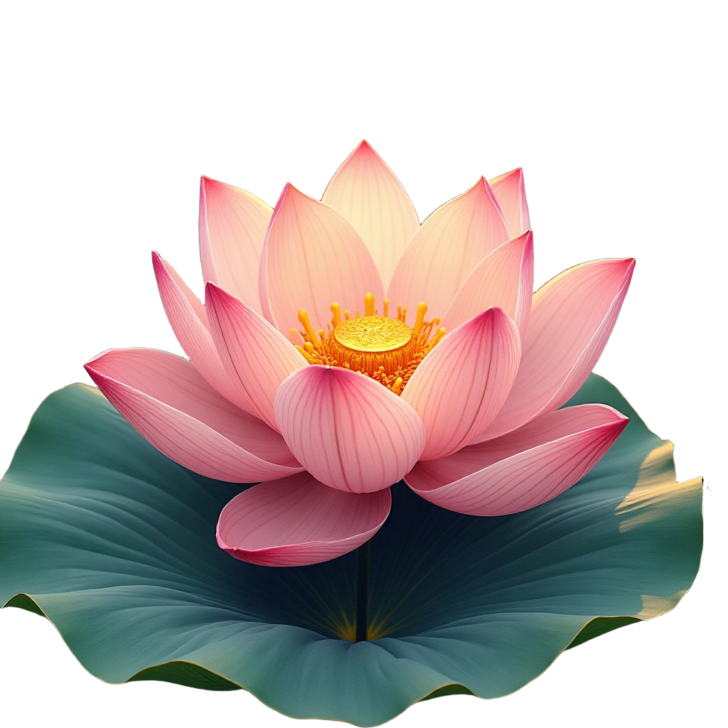 Serene Lotus Bloom